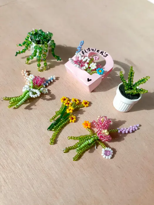 bead flowers
