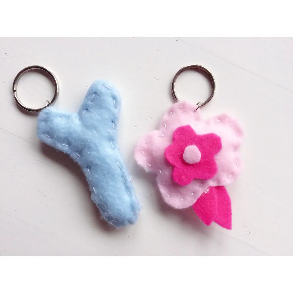 felt keychain
