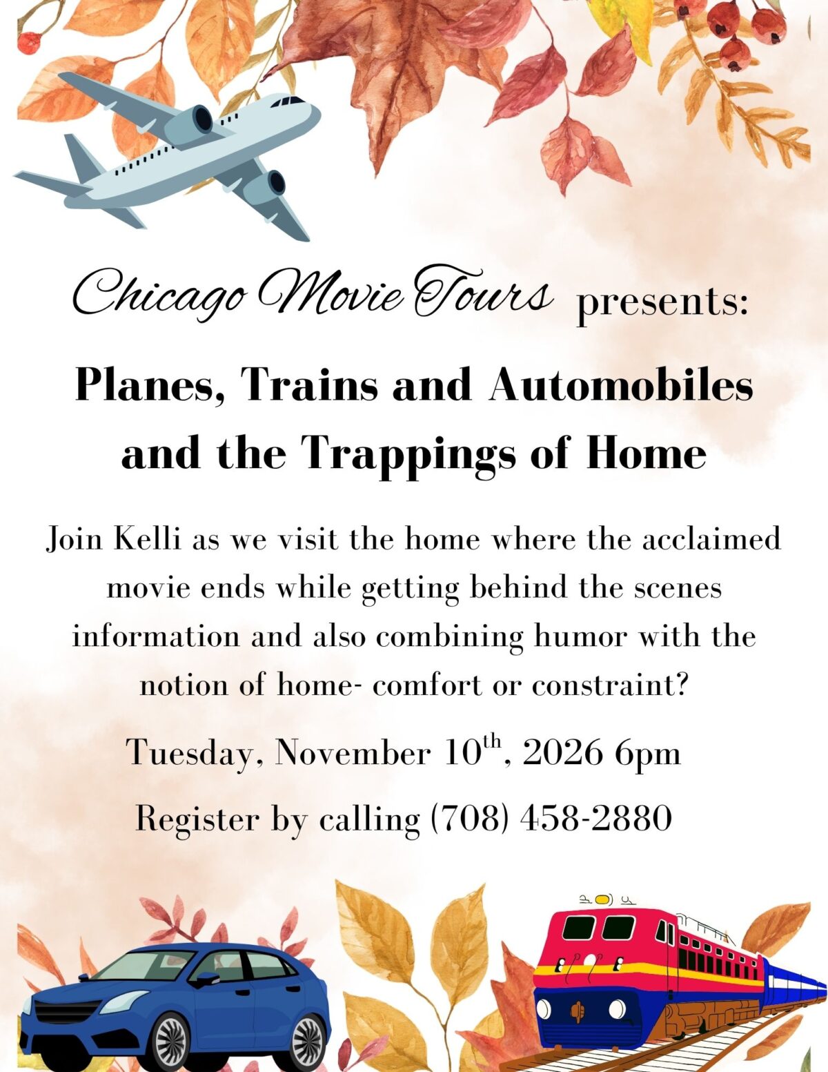 planes, trains and automobiles flyer